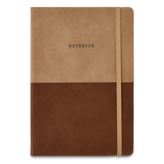 Pen+Gear Simulated Leather Journal, Brown, 6 in x 8 in, 256 Ruled Pages